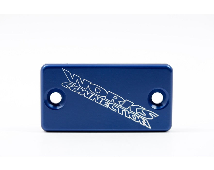 Works Connection - Tapa freno delantero Azul Kawasaki / Suzuki