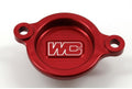 Works Connection - Tapa filtro aceite Honda CRF250R/RX 18-24  Rojo