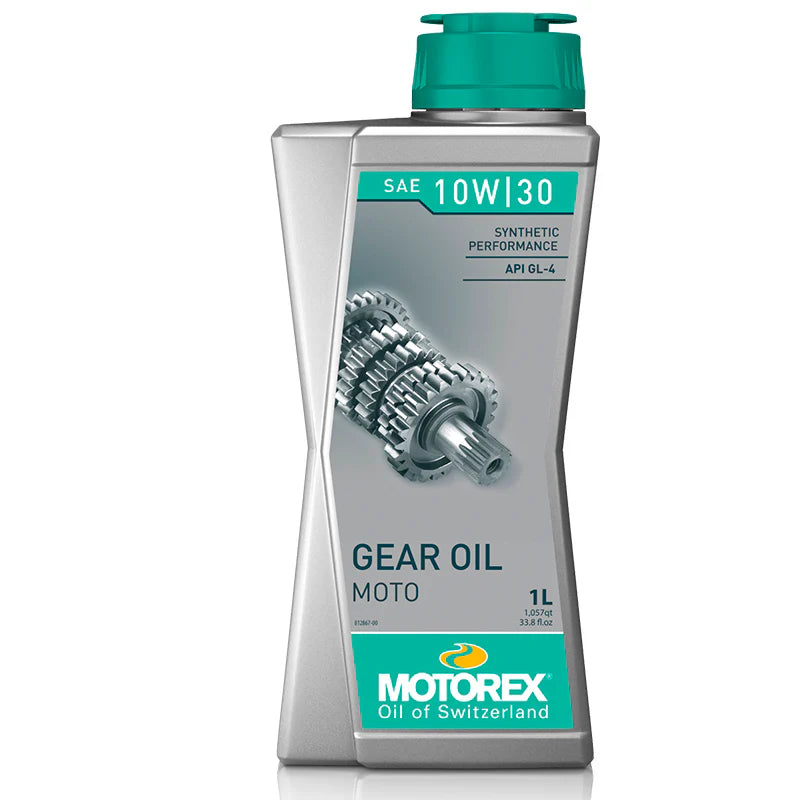 "Aceite caja de cambios Motorex Moto Gear Oil 10W30 1 Litro"

"Lubricante embrague transmision Motorex 812867-00 enduro motocross"

"Aceite transmision 2 tiempos Motorex Suiza 10W30"