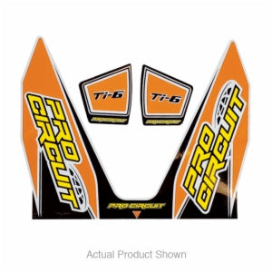Sticker escape Pro Circuit Ti6 naranjo DC22TI6-ORANGE KTM"

"Calcomania silenciador alta temperatura Pro Circuit Ti-6"

"Repuesto grafica escape motocross naranjo Pro Circuit Racing"