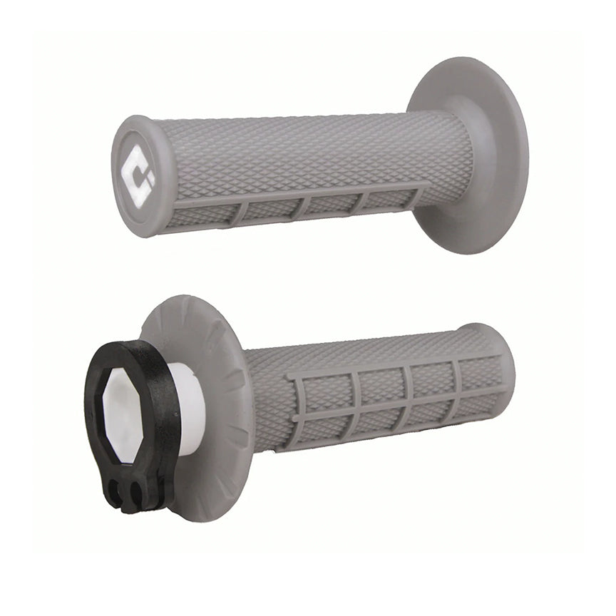 Puños ODI Half-Waffle V2 Lock-On MX – Tracción y Control