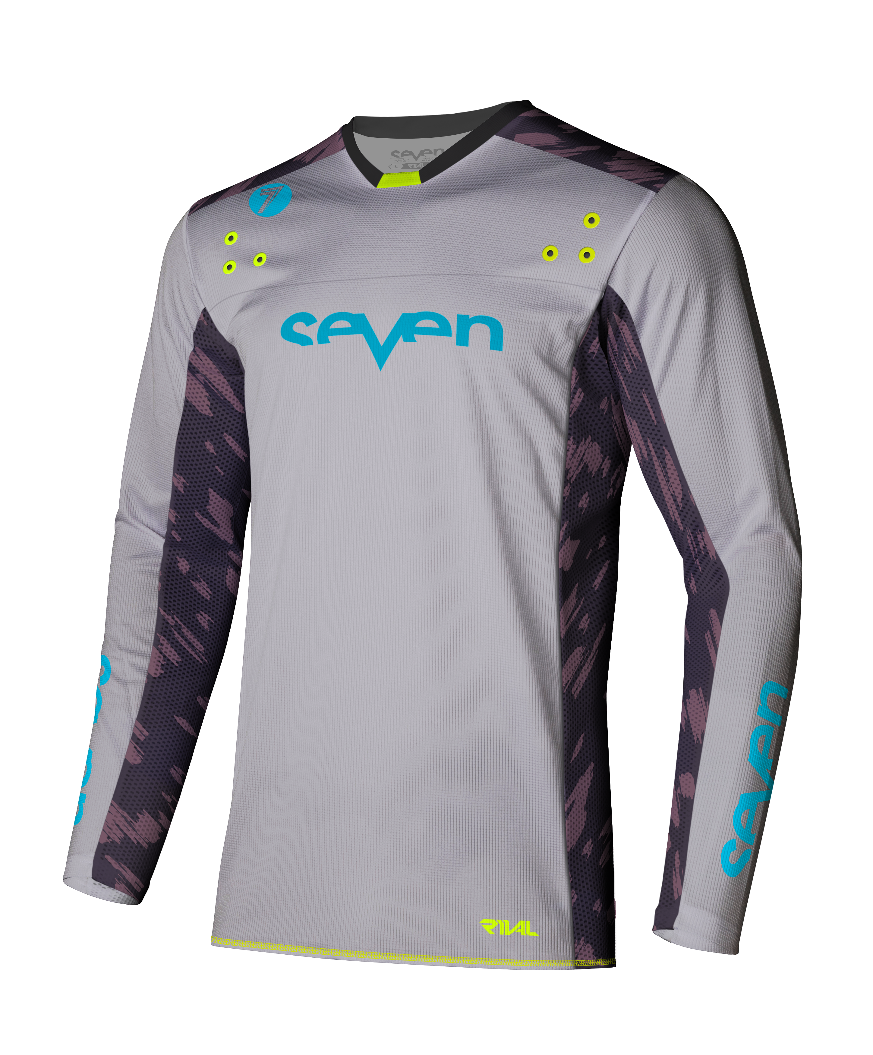 Jersey Motocross Seven Rival Clash Gray / B-Berry 25.1