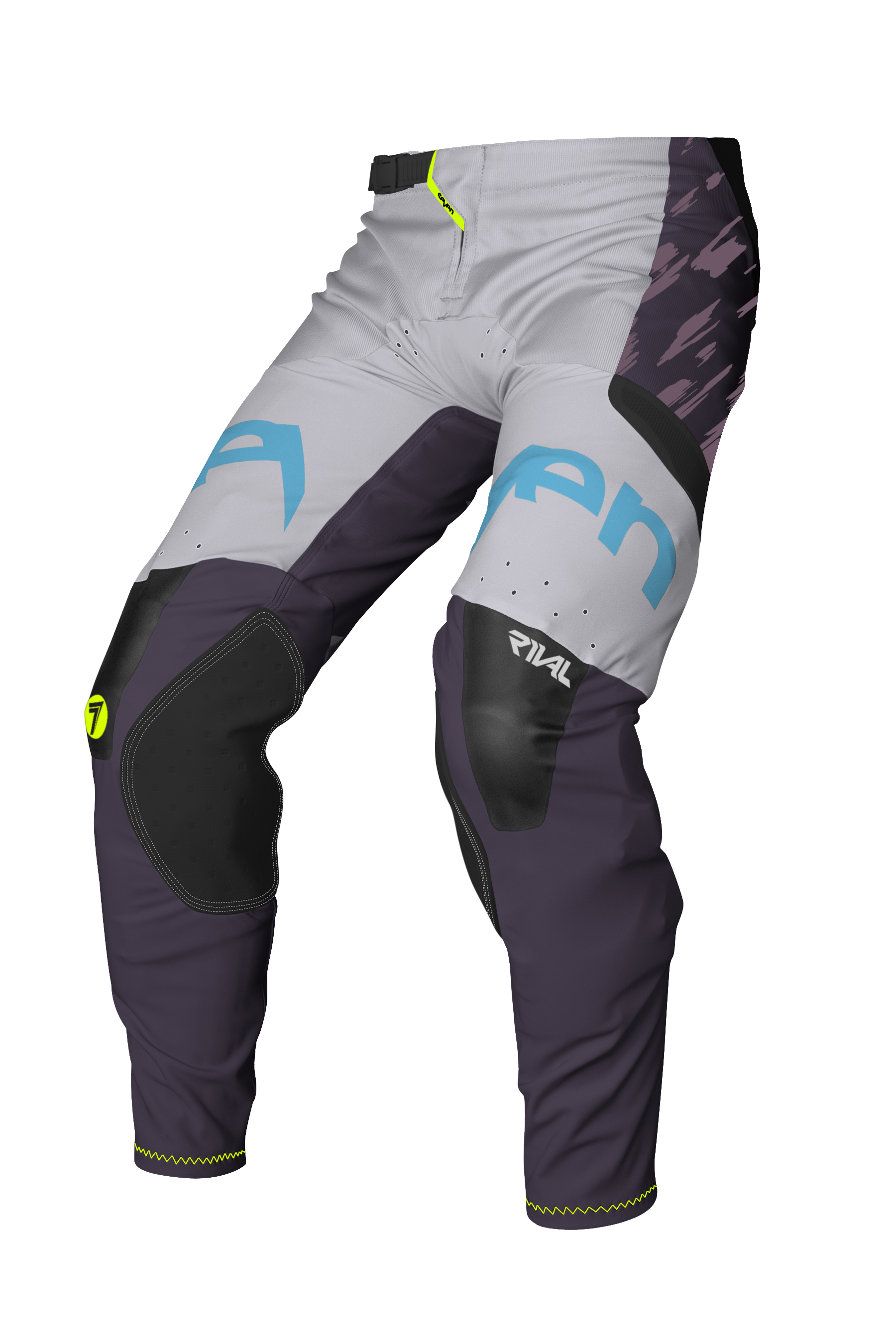 Pantalón Motocross Seven Rival Clash  Gray B-Berry 25.1