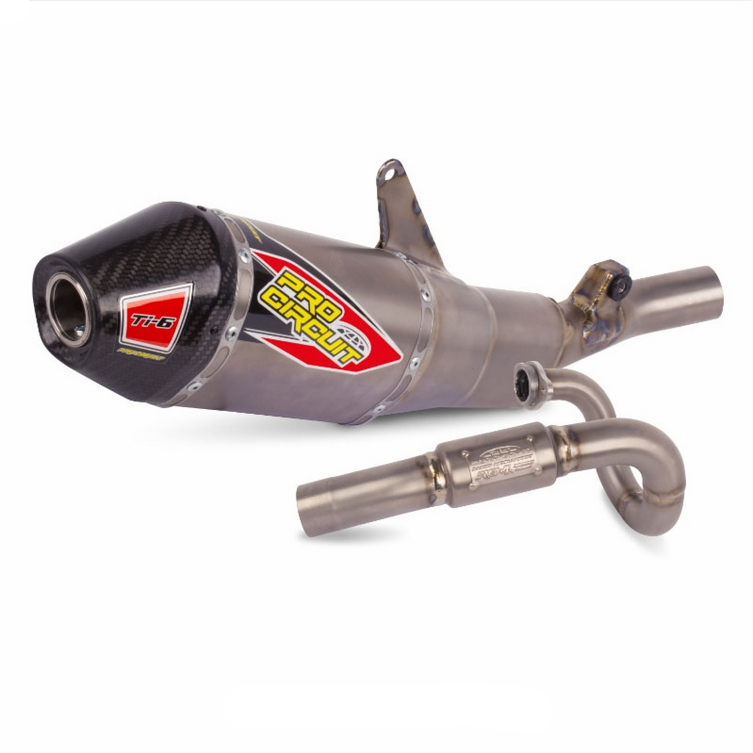 PRO CIRCUIT - ESCAPE T-6 Sistema Euro Titanio / Carbono HONDA CRF250R / RX 22-25