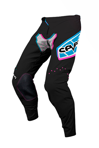 Pantalón Motocross Seven Zero Alter 25.1 Negro Blanco