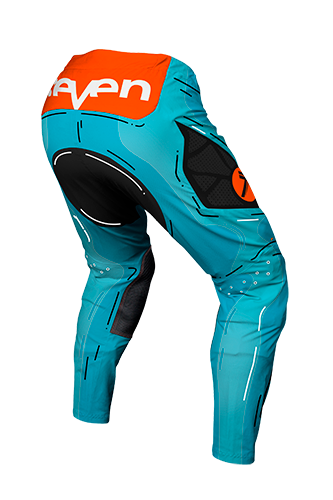 Pantalón Motocross Seven Zero Hijack 25.1 Cyan
