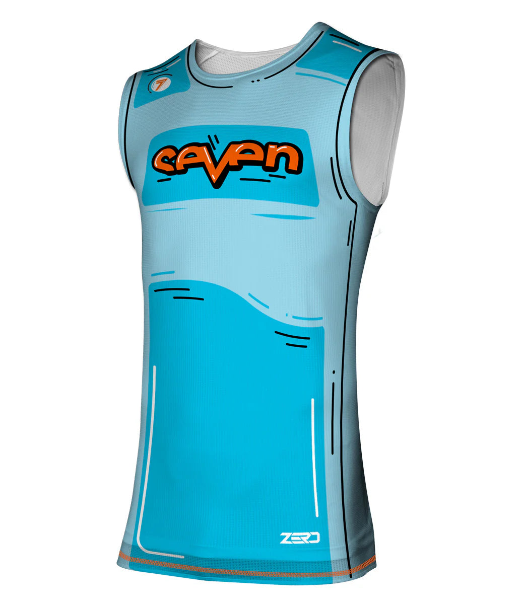 Overjersey Motocross Seven Zero Hijack Cyan 25.1