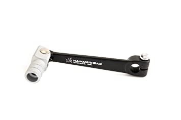 Palanca de cambios forjada Hammerhead instalada en BMW R1200GS"

"Pata de cambio plegable Hammerhead 11-1070-02-70 moto aventura BMW"

"Detalle punta CNC moleteada pedal cambios Hammerhead GS 1200"