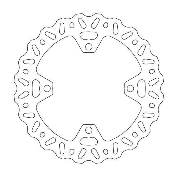 Disco de freno trasero Nitro Moto-Master Kawasaki: KX / KF, Suzuki: RMZ250