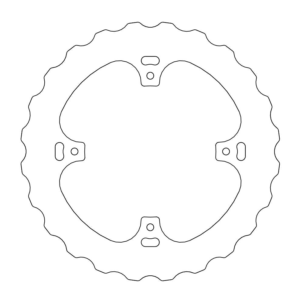 Disco de freno trasero Mud Nitro Moto-Master Honda: CR125 / 250, CRF 250/450