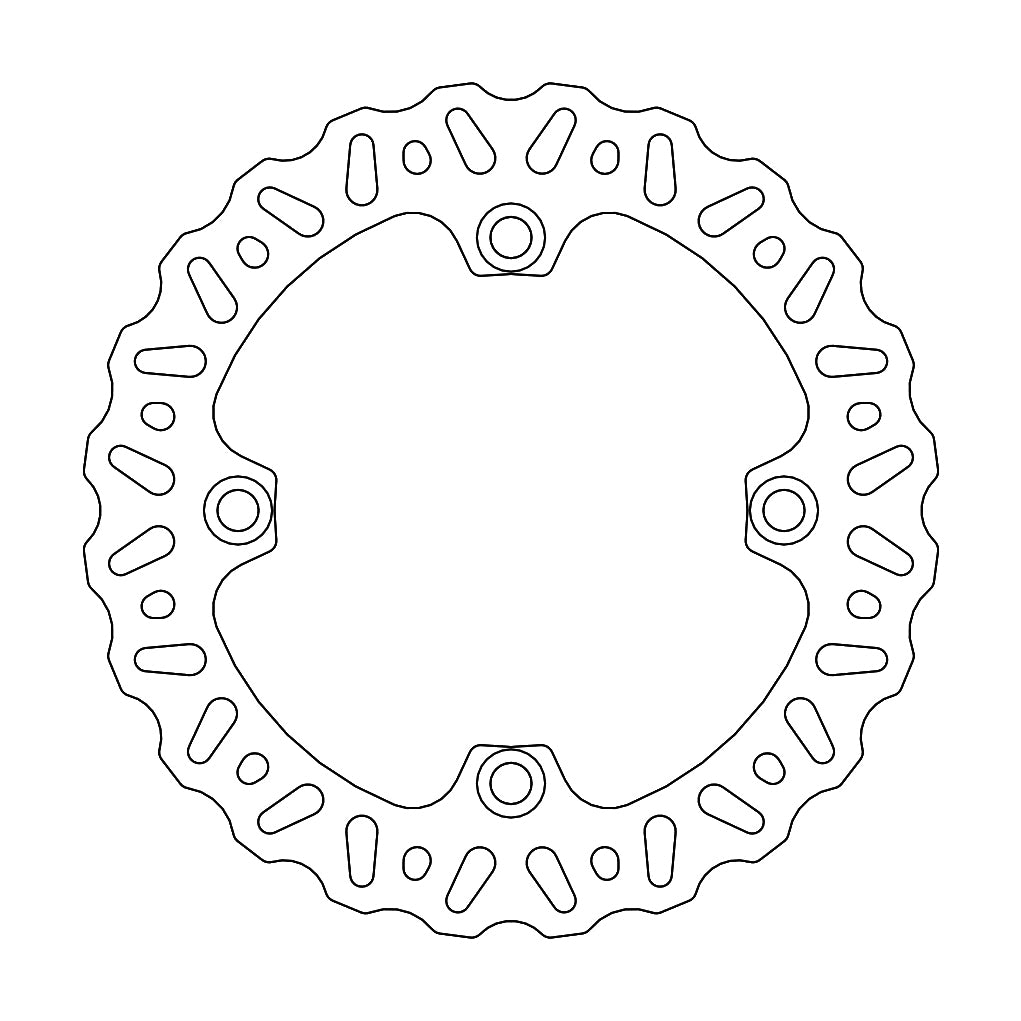 Disco de freno trasero Nitro Moto-Master Honda: CR 125/250/500