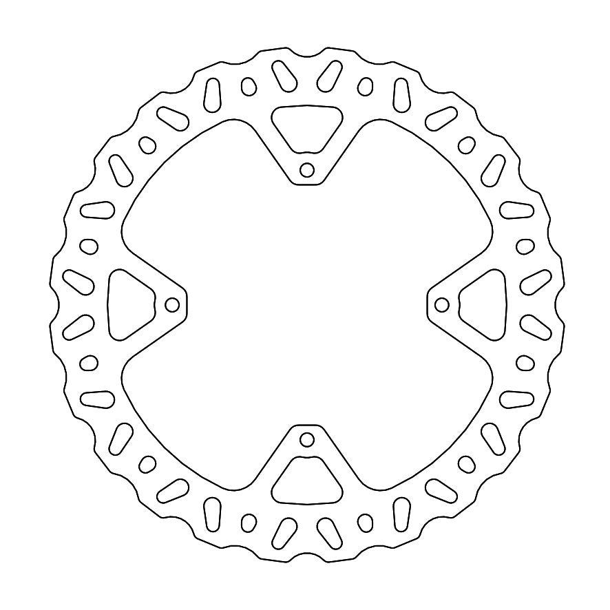 Disco de freno trasero Nitro Moto-Master TM