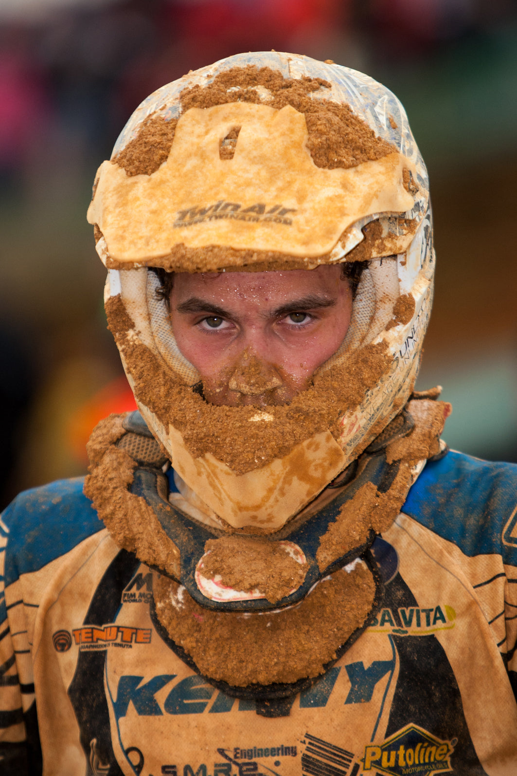 Deflector de barro para casco Twin Air