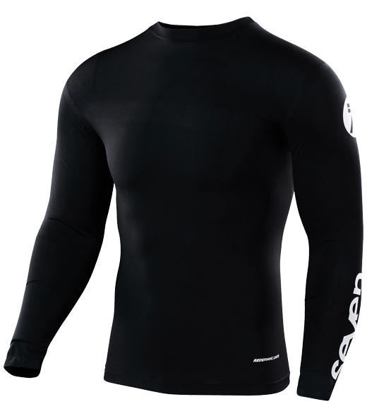 POLERA DE  COMPRESION SEVEN ZERO STAPLE NEGRO – Rendimiento Superior y Soporte Muscular