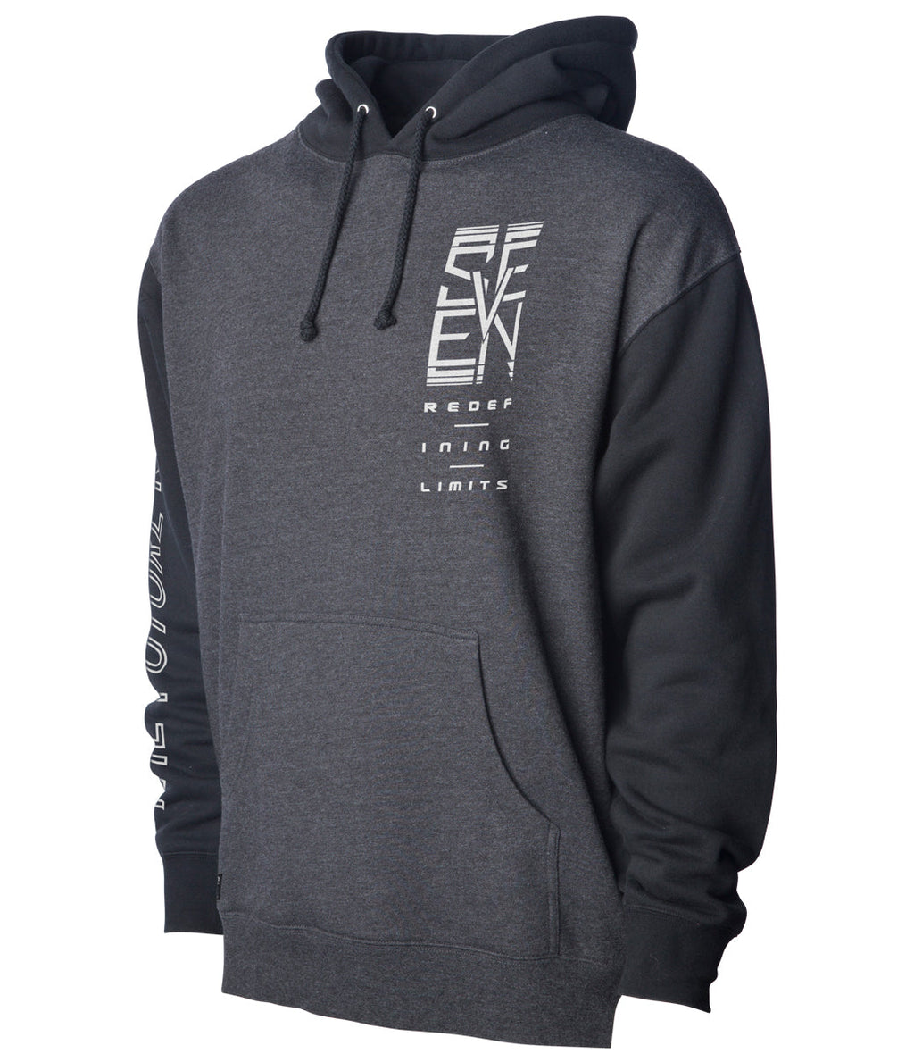 Polerón Seven Legacy Hoodie Charcoal/Black