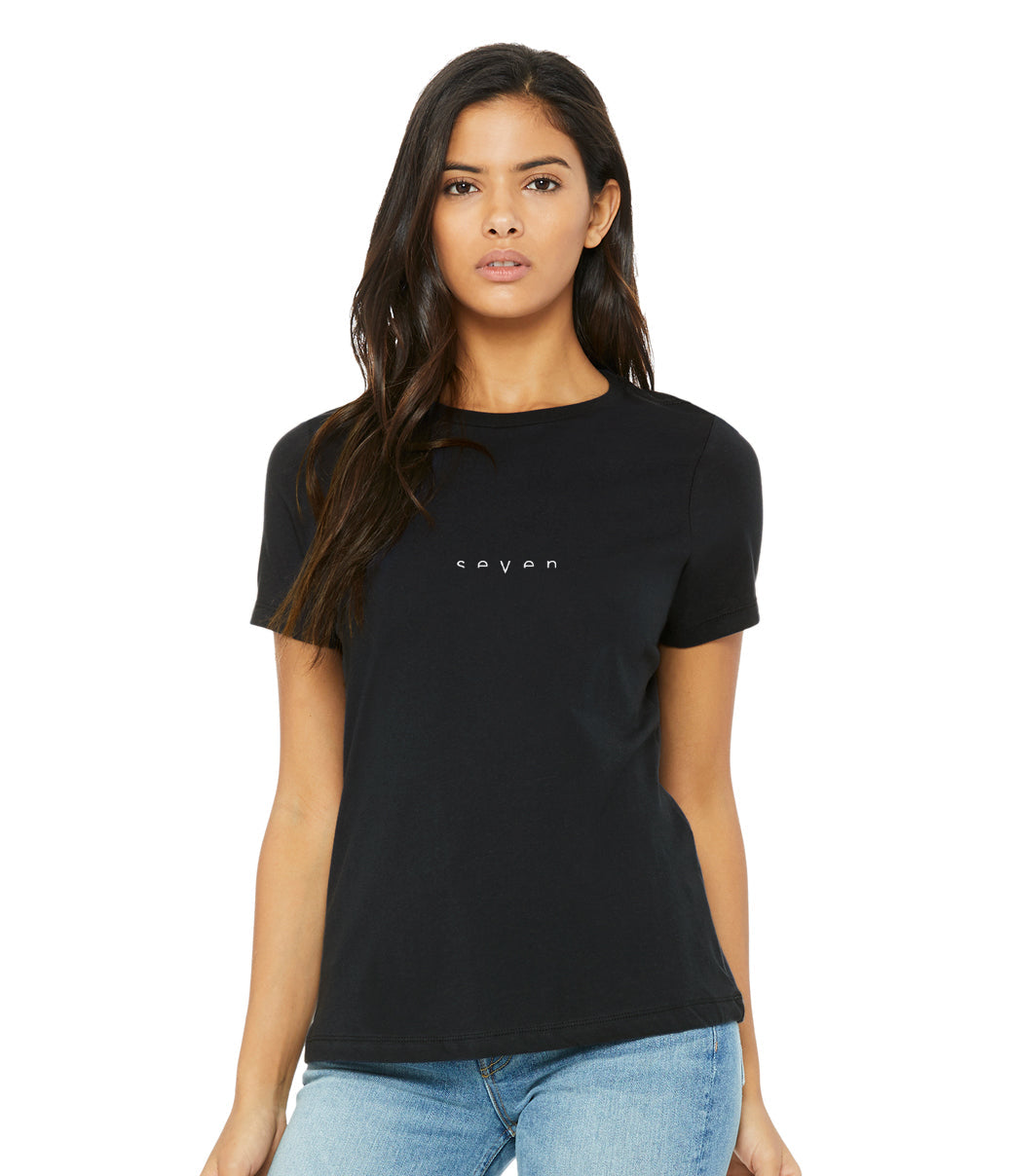 POLERA SEVEN WOMEN LIMIT TEE BLACK