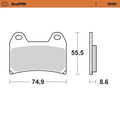"Pastillas de freno delanteras Moto-Master RoadPRO Sinter 404301 KTM 1290 Super Adventure"

"Repuestos freno delantero Husqvarna Norden 901 Moto-Master pastillas sinterizadas"

"Upgrade frenos KTM 890 Adventure evitar calentamiento pastillas metal"
