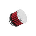 "Filtro de aire universal abrazadera K&N 62-1370"

"Filtro respiradero carter moto cafe racer K&N"

"Filtro conico pequeno custom alto flujo K&N Clamp-On"