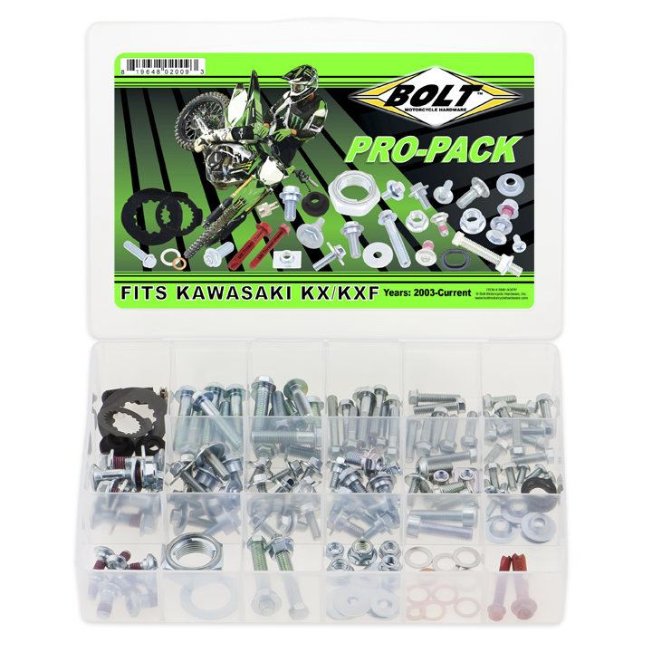 CAJA DE PERNOS PRO PACK KAWASAKI