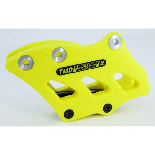 "Guia de cadena indestructible TM Designworks RCG-SY2-YL Suzuki RMZ"

"TM Designworks Factory Edition chain guide amarillo Suzuki motocross"

"Protector guia cadena Enduro RM250 RMZ450 polimero memoria"