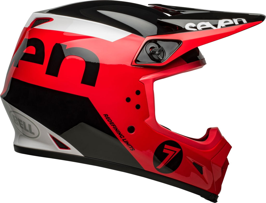 Casco Motocross Bell MX-9 MIPS Seven Phaser RD/BK