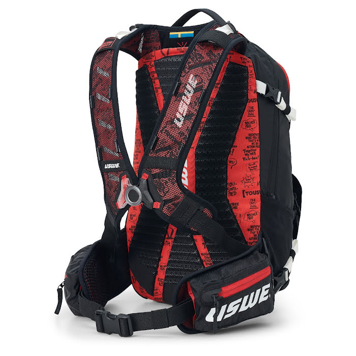 Mochila USWE Flow 16 Negro / Azul