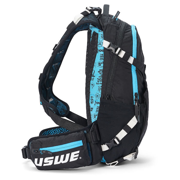 Mochila USWE Flow 16 Negro / Azul