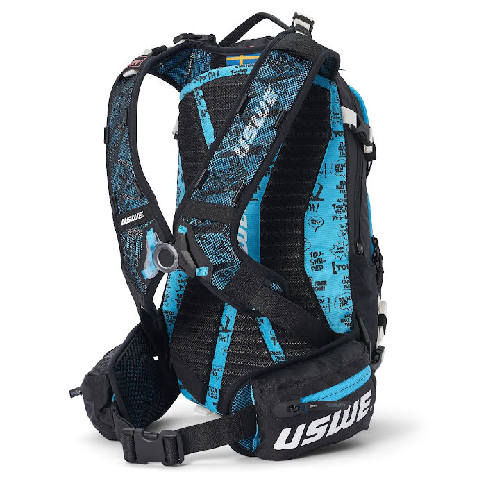 Mochila USWE Flow 16 Negro / Azul